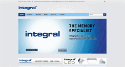 Desktop Screenshot of integralmemoryplc.com