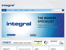 Tablet Screenshot of integralmemoryplc.com